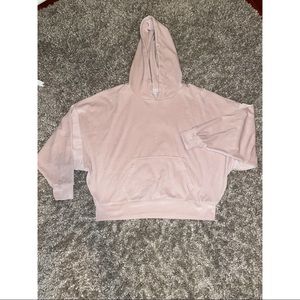 Velvety Drop Shoulder Hoodie